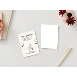 Carton anniversaire enfant Kawaii