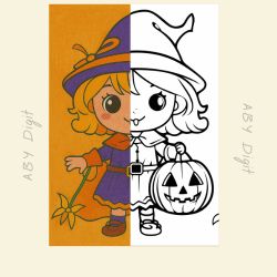 Coloriages Halloween kit5-25 coloriages