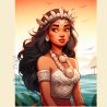 Coloriages de 15 princesses polynésiennes série2 