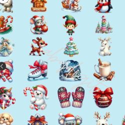 Pack cliparts-100 Noël