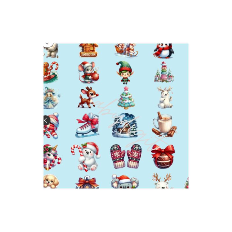 Pack cliparts-100 Noël