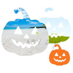 Frame canva citrouille