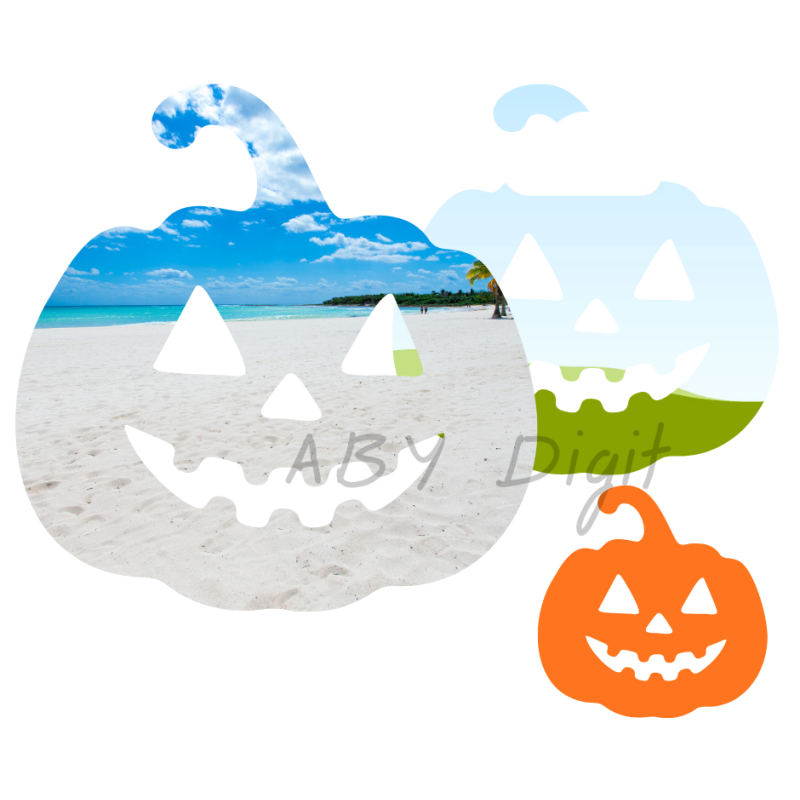 Frame canva citrouille